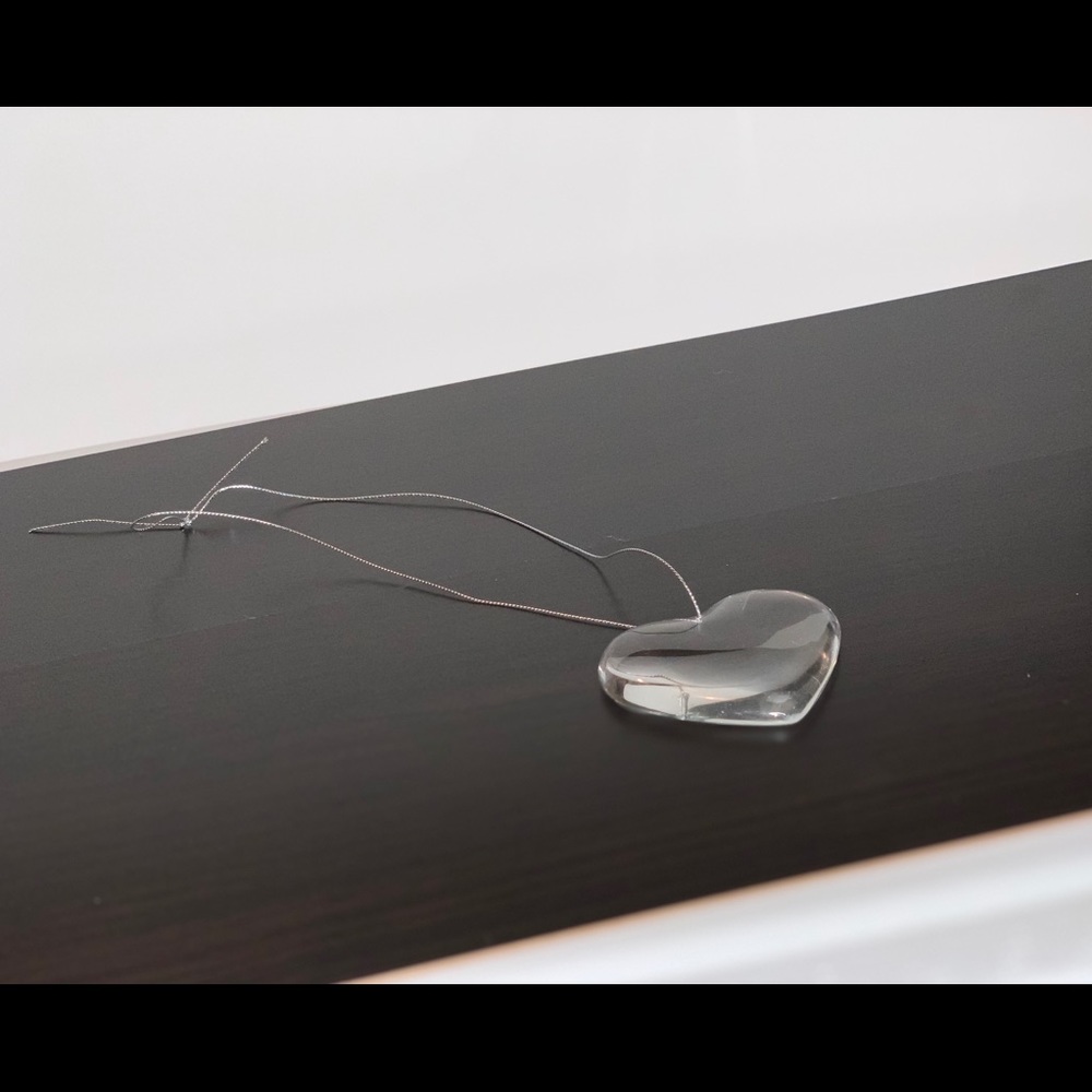 Chrystal heart ornament